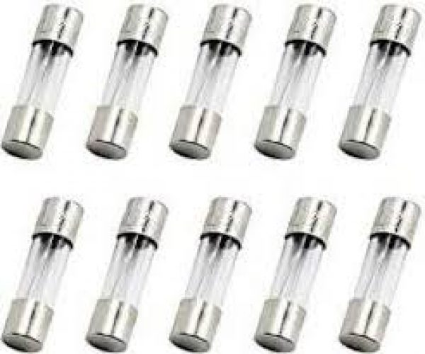 CalsoB 6A-FUSES 6A FUSE GLASS 5 X 20 MM(B-326) (PACK OF 10)