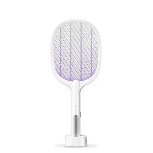 CalsoB Mosquito Racket Bat Swatter with UV Light and 1200 mAh Lithium-ion Rechargeable Battery