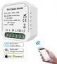 Smart WiFi 10Amp 2 Gang Switch DIY Module for Smart Home Automation Solution | No Hub Required | Compatible with Alexa, Google Home and IFTTT | Timer Controller (White)
