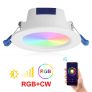 Smart Led Downlight light RGBW Ceiling Lamp Work With ALEXA and Google Assistant