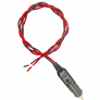High Quality Copper Car Adapter Charger Cigarette Lighter Plug Power Cord Socket/Plug/Connector LED Switch 12V 24V