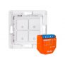 Shelly Wall switch 4 + Shelly Plus i4 – White Color